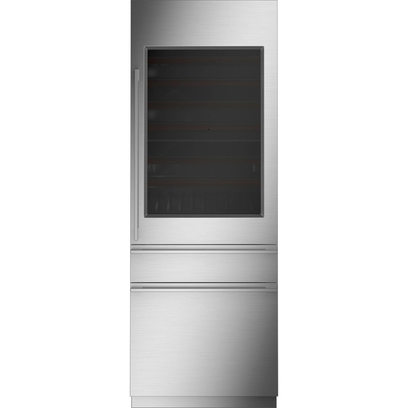 Monogram ZIW303NPPII Monogram 30″ Fully Integrated Wine Refrigerator