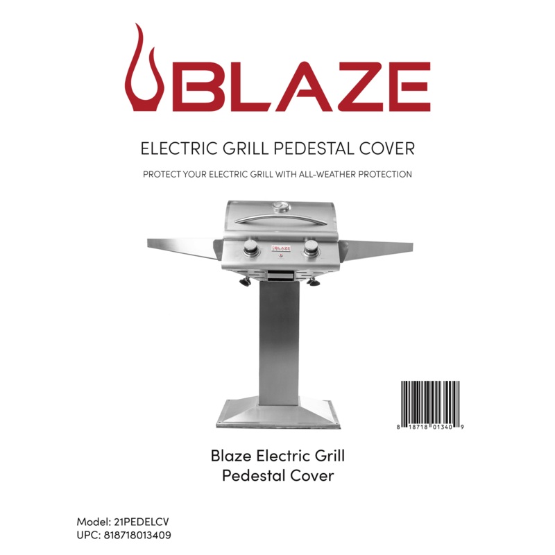 Blaze Grills 21PEDELCV Blaze Electric Pedestal Grill Cover