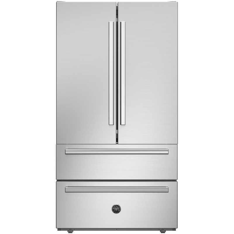 Bertazzoni Rfrigrateur amovible quatre portes avec porte  deux battants de 36 pouces, 22.5 pi.cu. avec machine  glaons REF36FDFIXNV