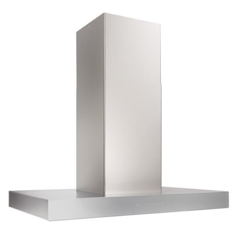 Best Range Hoods ICB3I36SBS Ispira 36-In. 650 Max Cfm Stainless Steel Island Range Hood With Purled Light System And Brushed Grey Glass