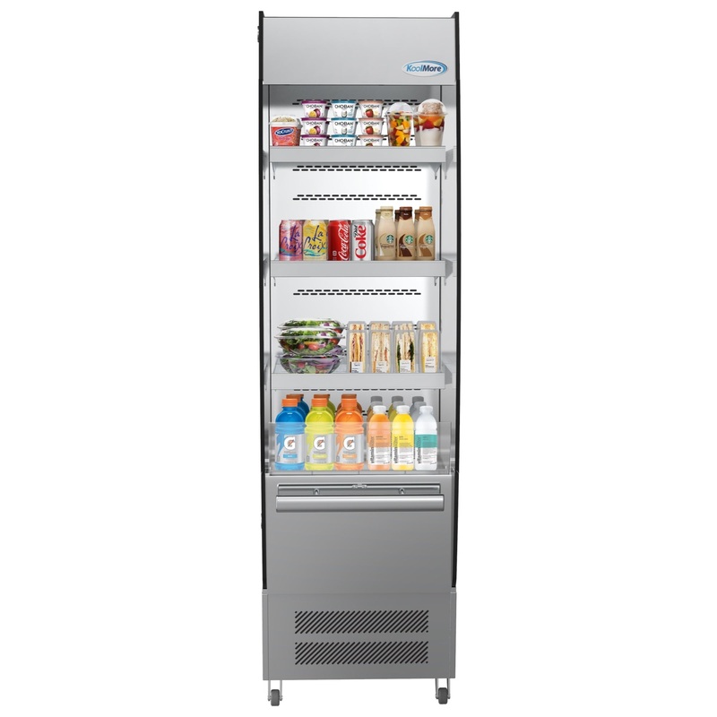26 in. Open Air Grab and Go Refrigerator – 7.7 Cu Ft. CDAU-7C-SS
