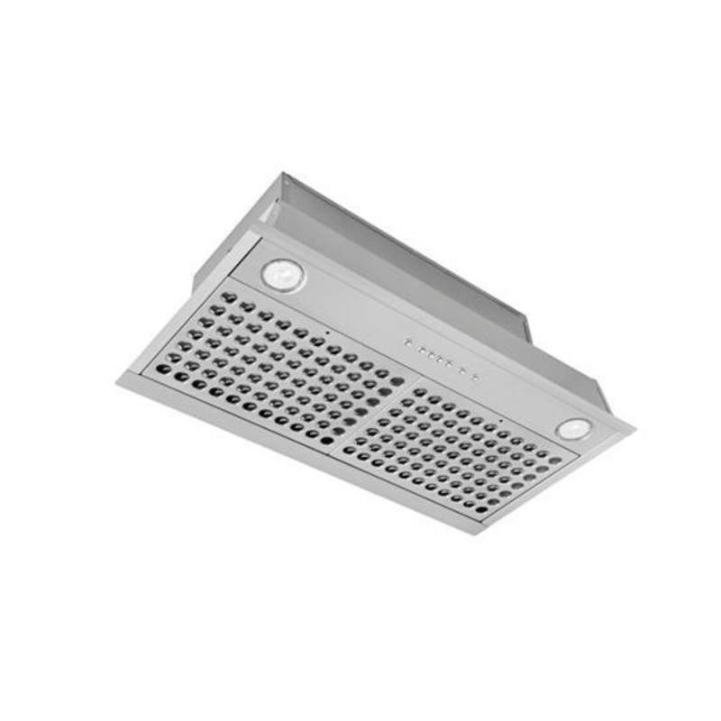Best Range Hoods CC65I28SB Alefrun 28-In. 650 Max Cfm Stainless Steel Power Pack Range Hood Insert With Purled Light System