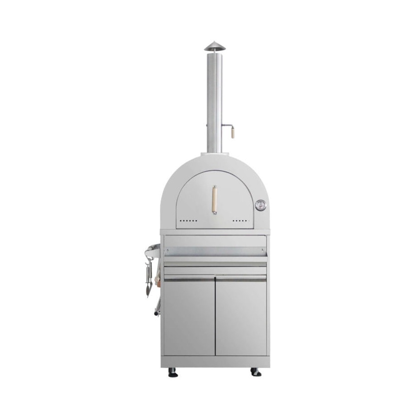 Thor Kitchen MK07SS304 Outdoor Kitchen Pizza Oven And Cabinet In Stainless Steel