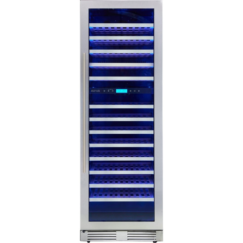 AVIVA Cellier  vin de 162 bouteilles avec double zone ABWC1622SS