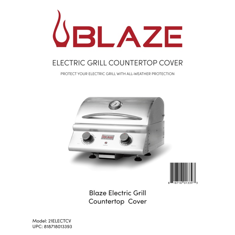 Blaze Grills 21ELECTCV Blaze Electric Grill Countertop Cover