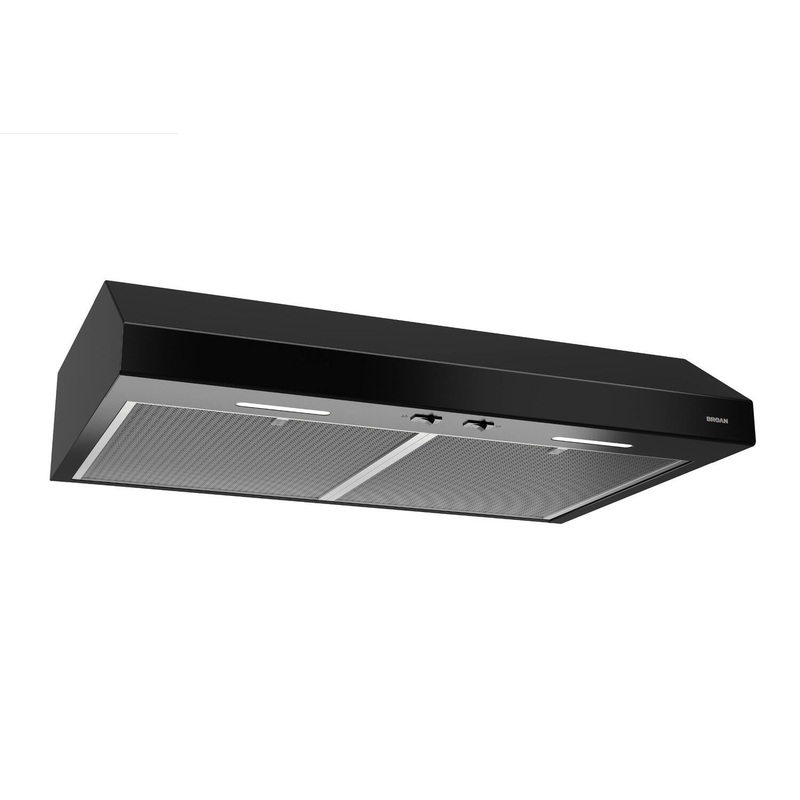 Broan BCSEK136BL Broan 36-Inch Convertible Under-Cabinet Range Hood, Energy Star, 300 Max Blower Cfm, Black