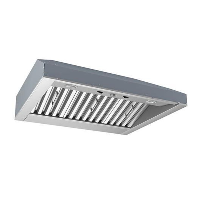 Best Range Hoods CPD9M483SB Cpd9M Series 48-Inch Stainless Steel Outdoor Range Hood Insert 1300 Max Cfm