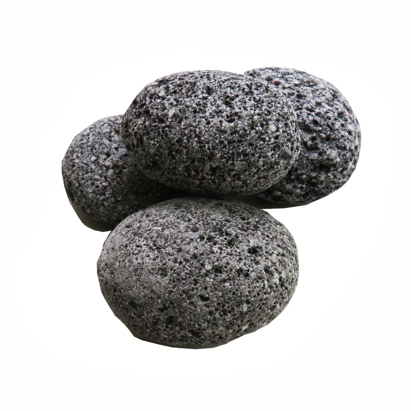 Xo Appliance XOFROCK50LBS Tumbled Round Lava Rock Media – Gray