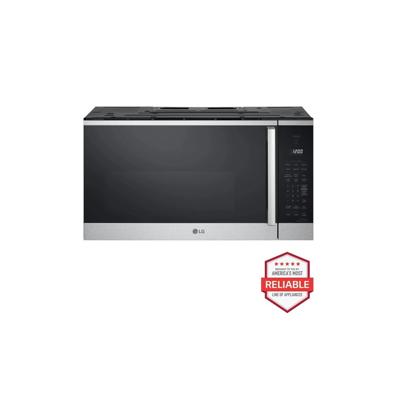 Lg MVEM1825X 1.8 Cu. Ft. Smart Over-The-Range Microwave Oven With Easyclean