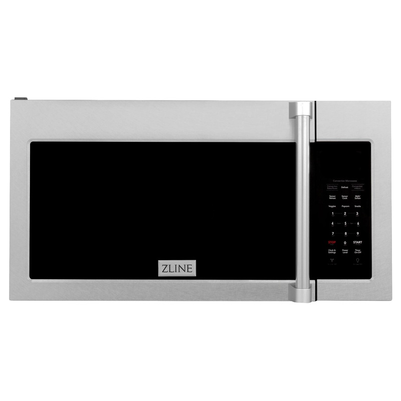 ZLINE Over-The-Range Microwave Oven In Satin Stainless Steel with Traditional Handle (MWO-OTR-H-30-SS)
