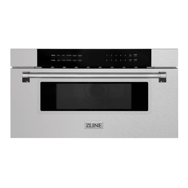 ZLINE 30-Inch 1.2 cu. ft. Built-in Microwave Drawer in Satin Stainless Steel (MWD-30-SS)