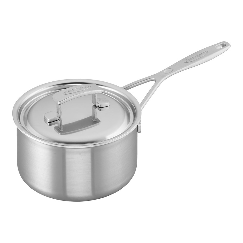Demeyere Industry 5-Ply 2.25 Quart Stainless Steel Saucepan