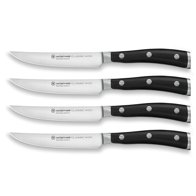 Wusthof Classic Ikon Forged 4 piece Steak Knife Set