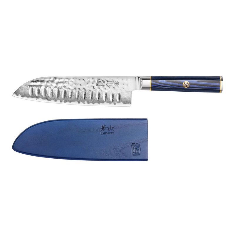 Cangshan KITA Blue Forged 7″ Santoku Knife