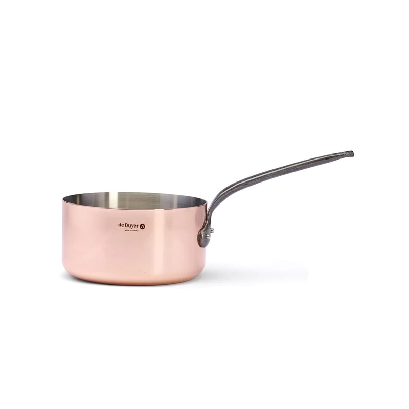 de Buyer Inocuivre Tradition 1.9 Qt Copper Sauce Pan