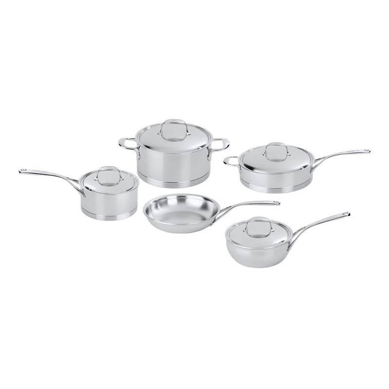 Demeyere Atlantis 7-Ply 9 Piece Stainless Steel Cookware Set