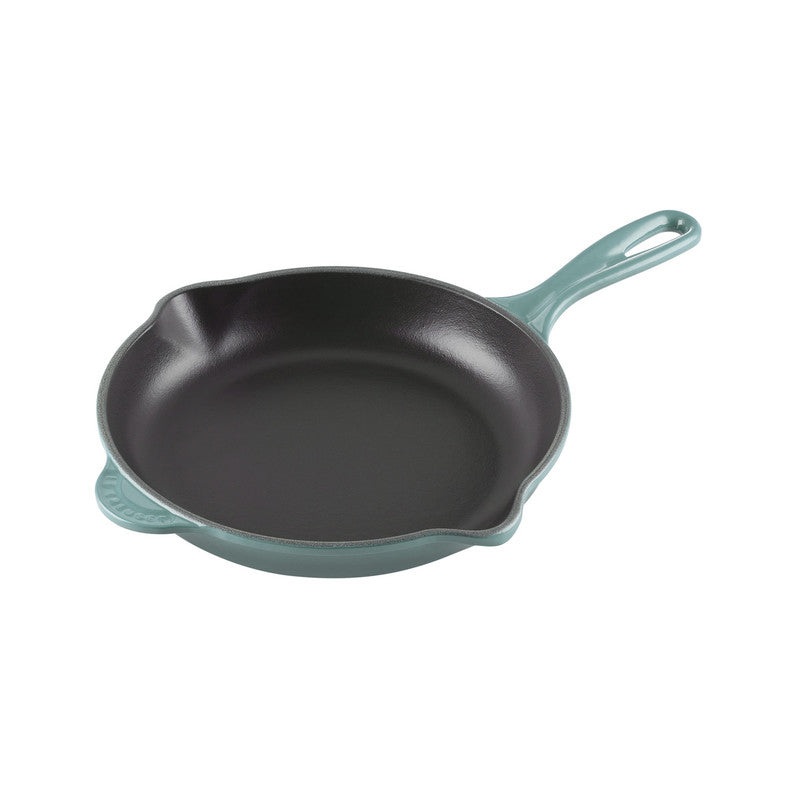 Le Creuset Enameled Cast Iron Signature Sea Salt 10 1/4″ Skillet