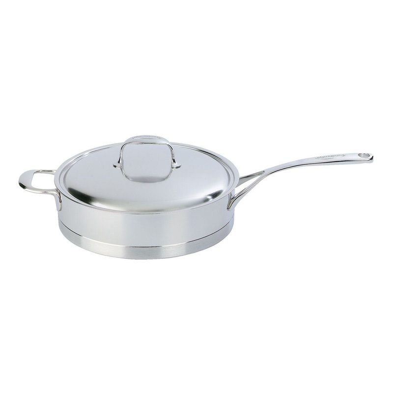 Demeyere Atlantis 7-Ply 5.1 Qt Stainless Steel Saute Pan