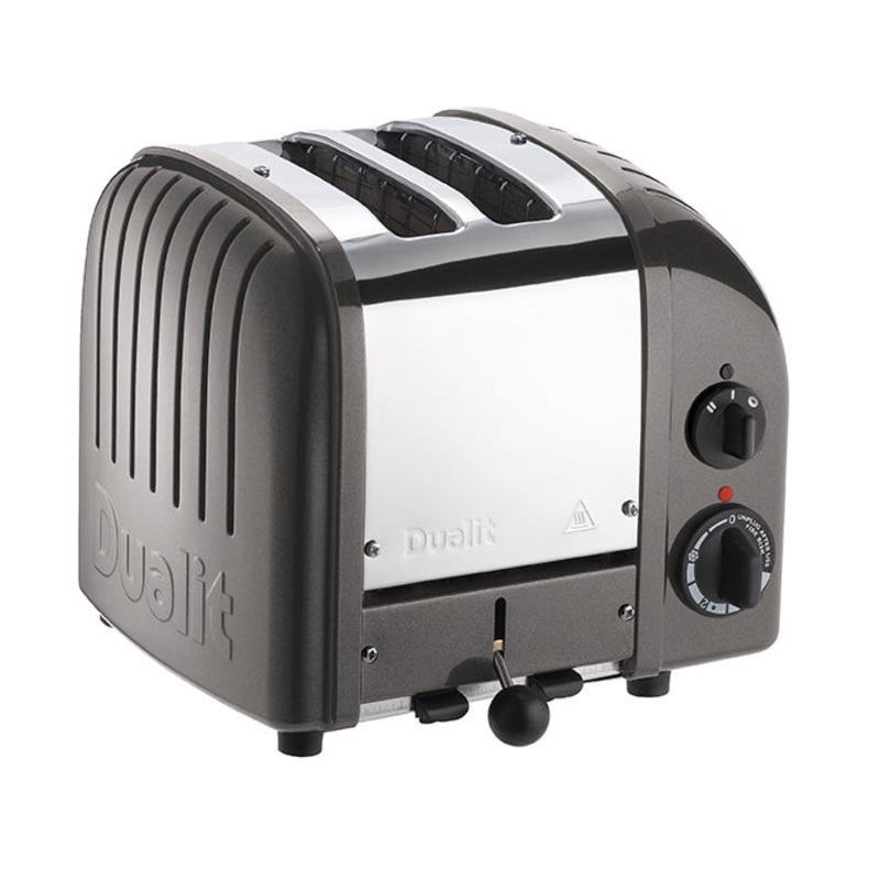Dualit 2 Slice NewGen Classic Toaster in Metallic Charcoal