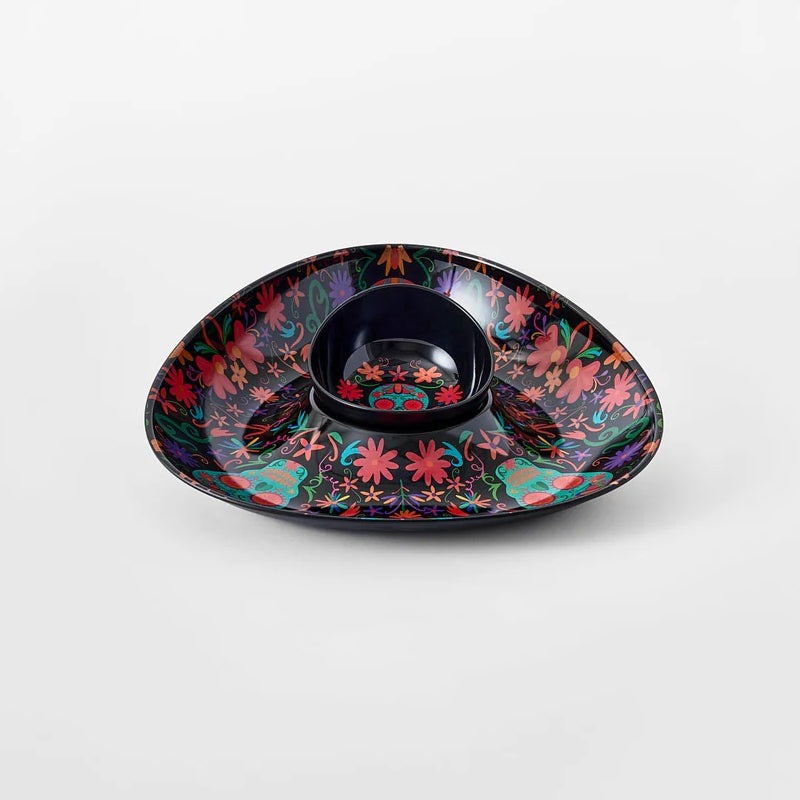 Prepara Chip & Dip Holder Day of the Dead
