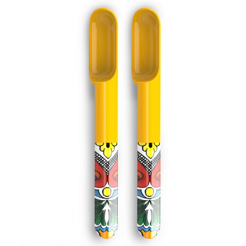 Prepara Taco Spoons in Yellow