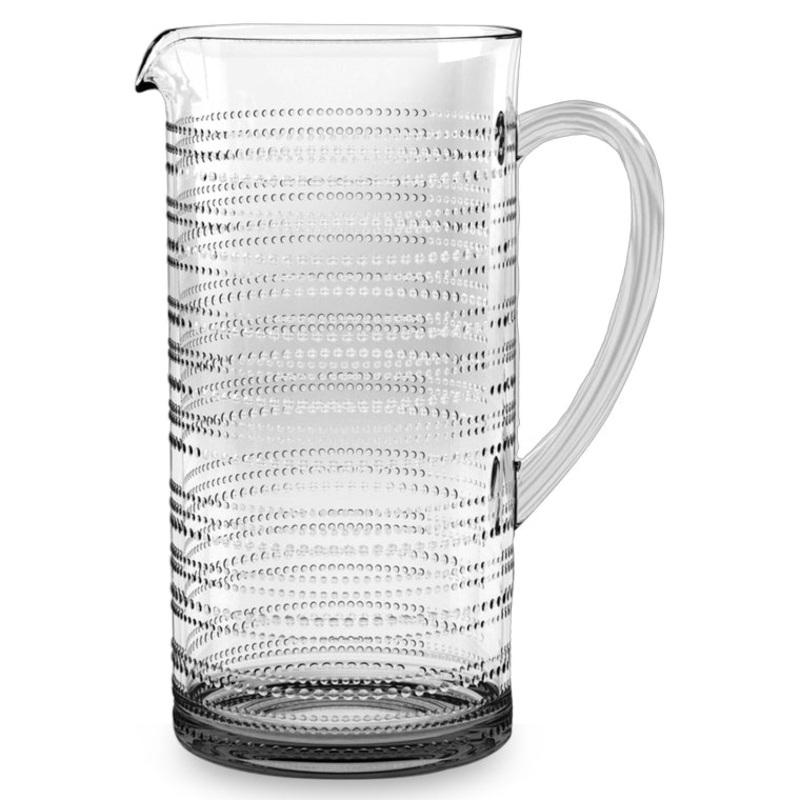 TarHong Beaded Pitcher Clear 94.7  oz