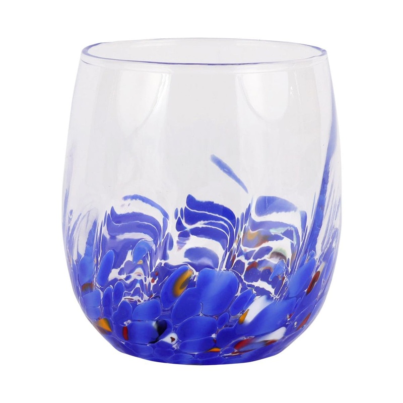 Vietri Chiara Blue Short Tumbler