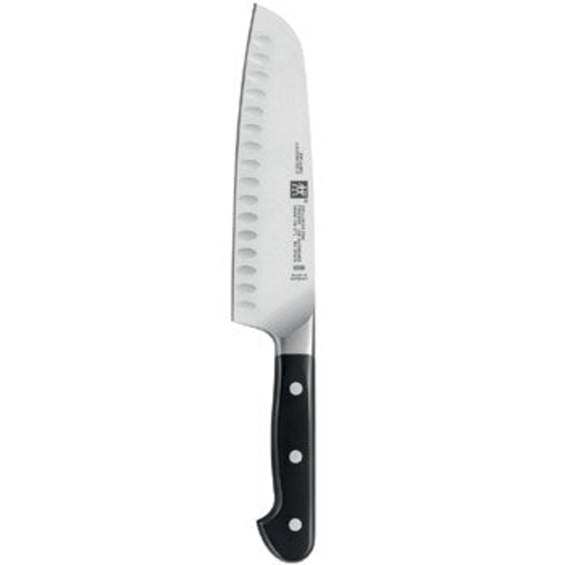 Zwilling Pro Forged 7″ Santoku Knife with Hollow Edge