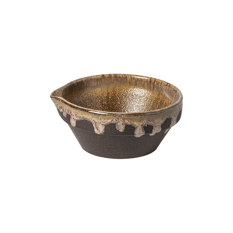 Casafina by Costa Nova Poterie Small Mixing Bowl in Mocha Latte