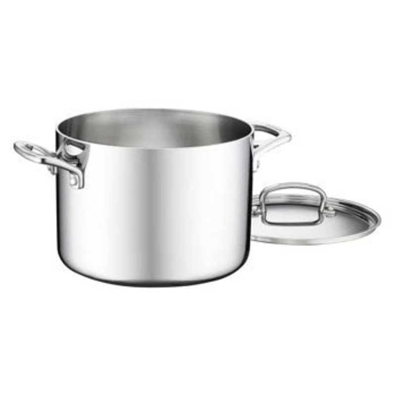 Cuisinart French Classic Tri-Ply Stainless 6 Quart Stockpot with Lid