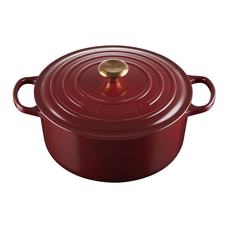 Le Creuset Enameled Cast Iron Signature 7 1/4 Quart Round Dutch Oven in Rhone