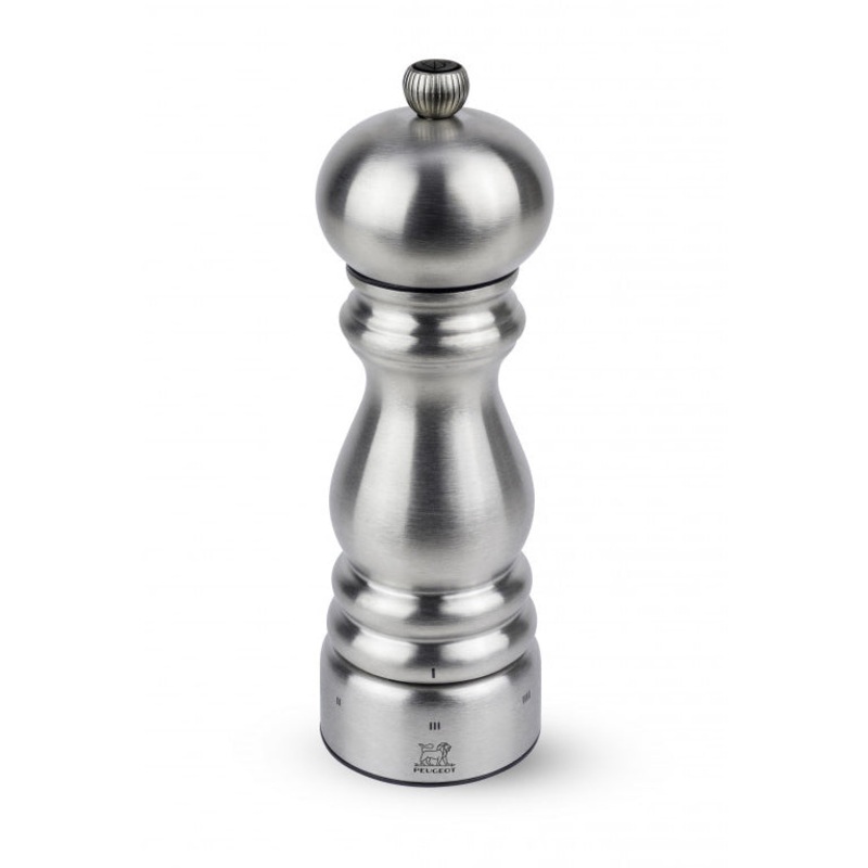 Peugeot Paris Chef uSelect 7″ Manual Pepper Mill in Stainless Steel