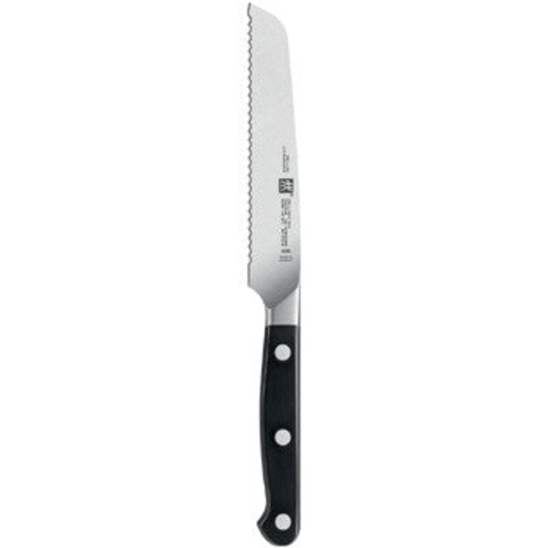 Zwilling Pro Forged 5″ Serrated Utility Knife