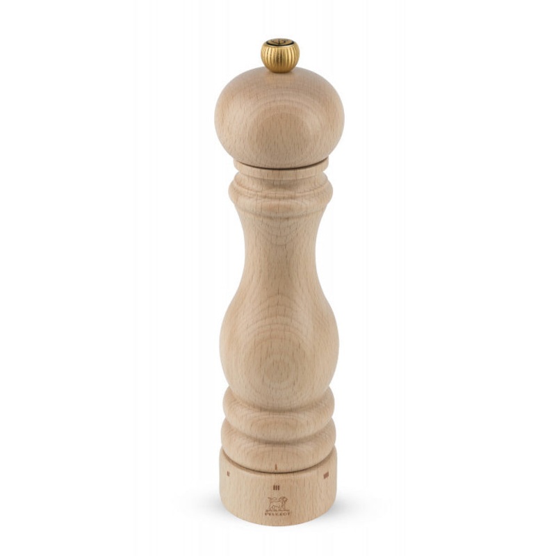 Peugeot Paris uSelect  9″ Manual Pepper Mill in Natural Wood