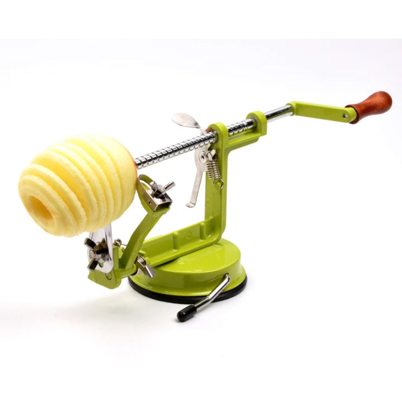 RSVP International Apple Slicer, Corer, and Peeler with Suction Base