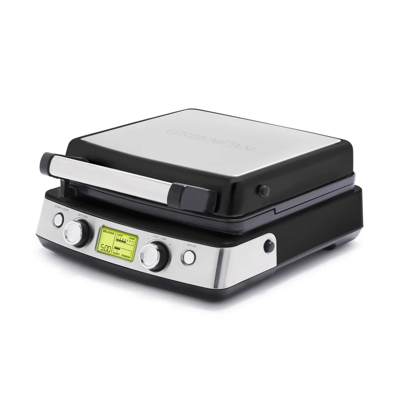 GreenPan Elite Ceramic Nonstick 4-Square Waffle Maker