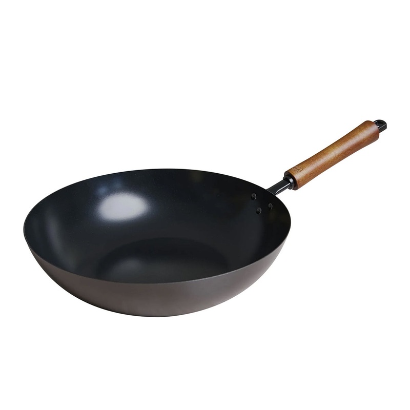 Joyce Chen Classic Series 12″ Carbon Steel Ceramic Nonstick Stir Fry Pan