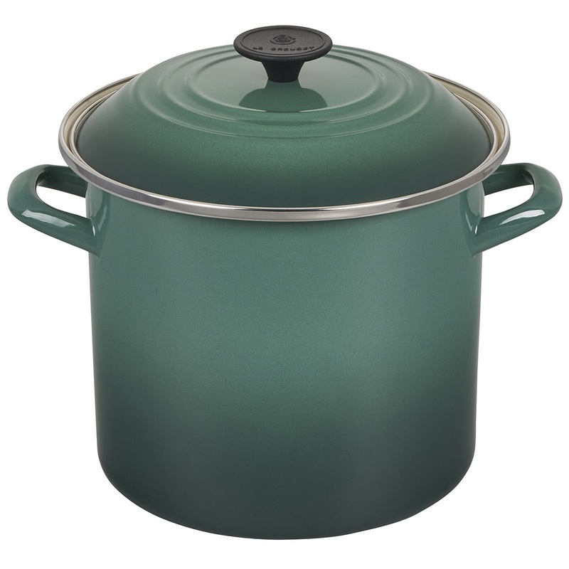 Le Creuset Enamel On Steel 8 Quart Stockpot in Artichaut