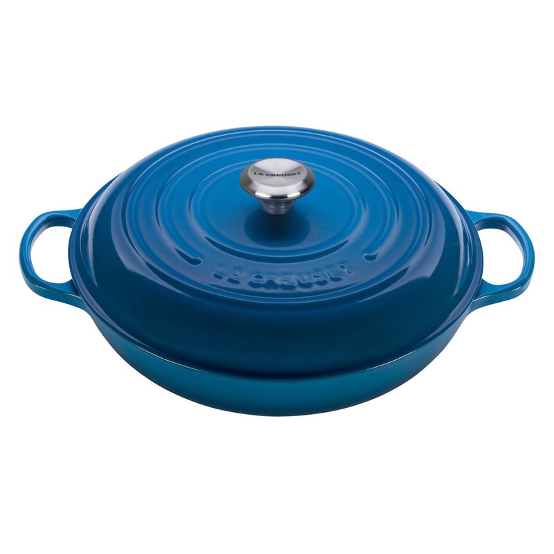 Le Creuset Enameled Cast Iron Signature 5 Quart Braiser in Marseille