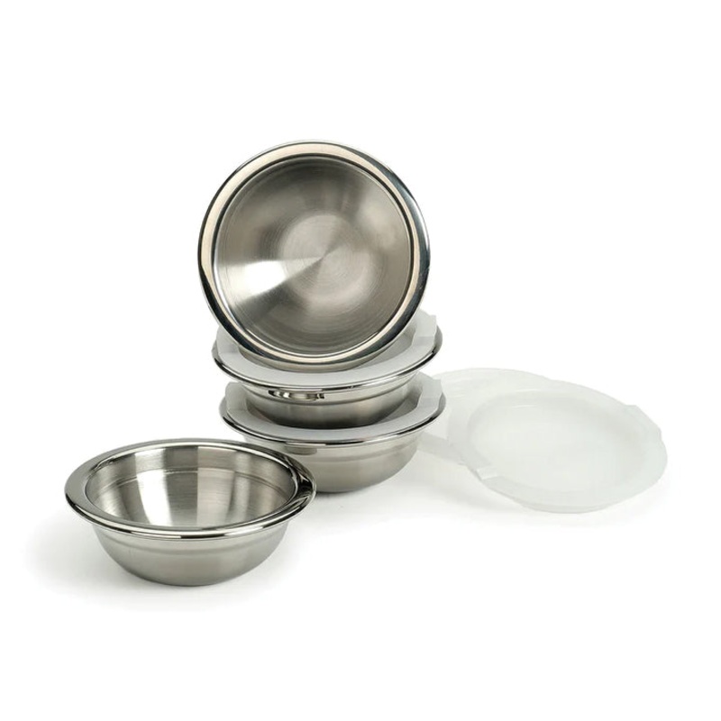 RSVP International Prep Bowls with Lids – Set of 4