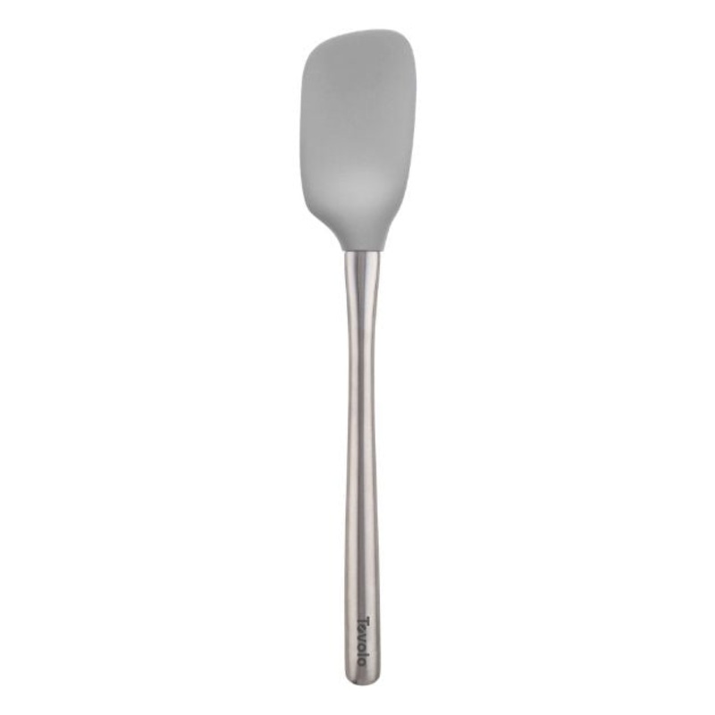 Tovolo Flex-Core Spoonula with Stainless Steel Handle Oyster Gray