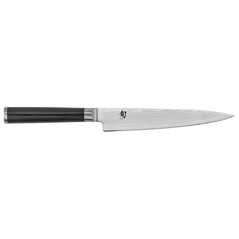Shun Classic 6″ Serrated Utility Knife