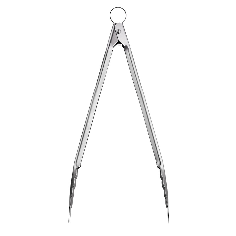 Cuisipro 9.5″ Stainless Steel Locking Tongs