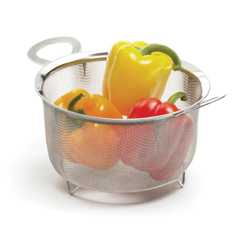 RSVP International Wide Rim Mesh Basket
