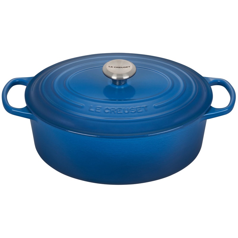Le Creuset Enameled Cast Iron Signature 6 3/4 Quart Oval Dutch Oven in Marseille