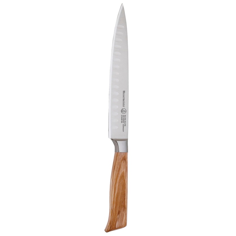 Messermeister Oliva Elite Forged 8″ Kullenschliff Carving Knife