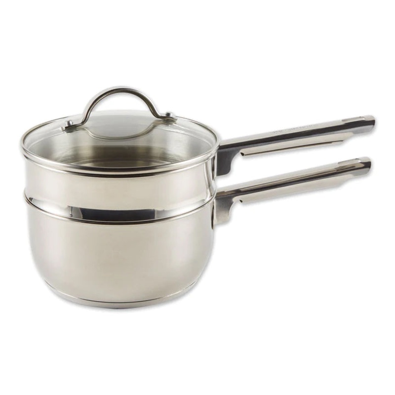 RSVP International Stainless Steel 2 Quart Double Boiler