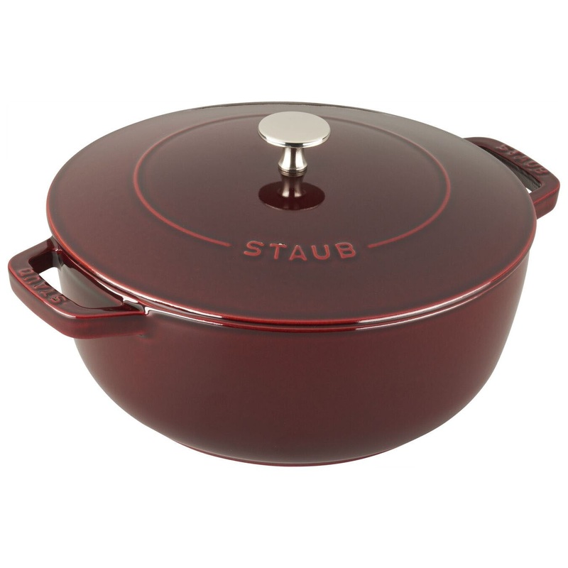 Staub Enameled Cast Iron 3.75 Qt Essential French Oven in Grenadine