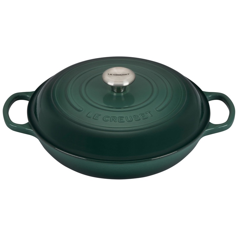 Le Creuset Enameled Cast Iron Signature 3 1/2 Quart Braiser in Artichaut