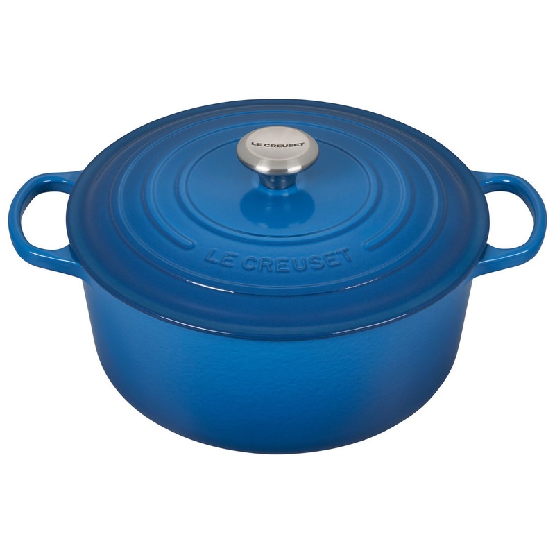 Le Creuset Enameled Cast Iron Signature 7 1/4 Quart Round Dutch Oven in Marseille